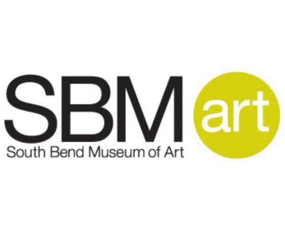 South Bend Museum of Art logo, black text on white field